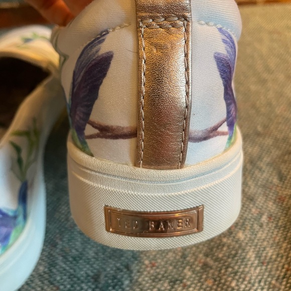 Ted Baker Hummingbird Floral Sneakers - Picture 5 of 10